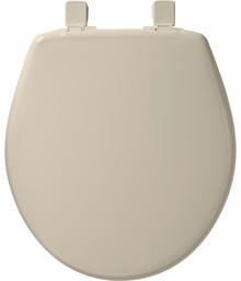 [2000479] Round Easy-Clean Plastic Toilet Seat with Cover