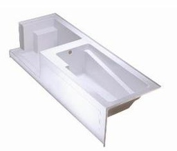 [3990644] Rockford 108" x 37" LH Shower & Tub Combination