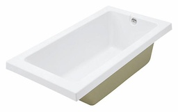 [3990512] Langston 60" x 32" End Drain Drop-In Tub