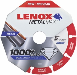 [4498335] Metalmax Diamond Edge Cutoff Wheel, 5" X 7/8"
