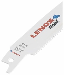 [4499404] 6"x3/4" 14TPI Gold Power Arc Thick Metal Cutting Recip (Each)