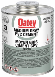 [7790511] 946ml Medium PVC Cement Grey