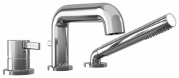 [3750980] Basico 3-Piece Roman Tub Filler with Hand Shower
