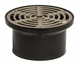 [1259902] WFD-3ABS-NB ECONOMYFLOOR DRAIN NICKEL GRATE