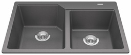 [4407150] Urban 30-11/16" Granite 1.5 Bowl Drop-In Kitchen Sink