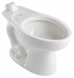 [1351205] Madera 1.1 GPF Floor Mounted Elongated Flushometer Bowl with Back Spud (Less Seat)