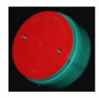 [7695331] 8 IC LOCK LID WITH COLLAR RED DELTA