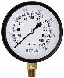 [6649918] PG40-200NL - 'No Lead 4"Dry 1/4"Lm 0-200'