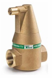 [1484720] 1" Threaded 4900 Series Microbubble Air Separator, Bronze Body