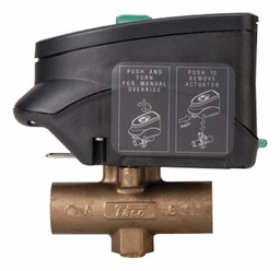 [1488115] 3/4" 3 way diverting, Brass body, Line Voltage Electronic Zone Valve