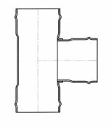[7692234] GASKETED SWR TEE 12x12x10 GGG