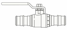 [3509902] 1/2 EXP. BRASS BALL VLV cUPC LF