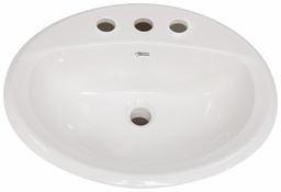 [1300815] Aqualyn Widespread Drop-In Bathroom Sink