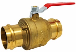 [6026220] 1/2 BRS P/PRESS BALL VALVE 600WOG