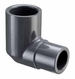 [7652130] 2 PVC 90 ST ELL SPIGOTXSOC SCH80