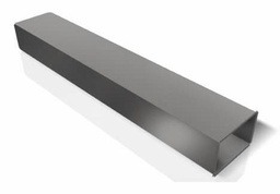 [5644312] 20" x 20.25" Plenum 71"H with Flange and End Cap, 26 ga