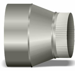 [5645176] 10"-6" Pipe Reducer on Center 3" Long 26ga