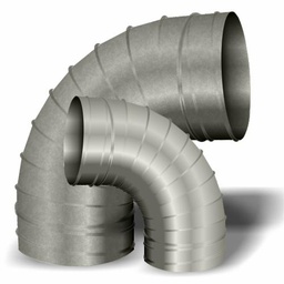 [5635920] 4" Spiral 45 Degree Elbow 1-1/2" Centerline