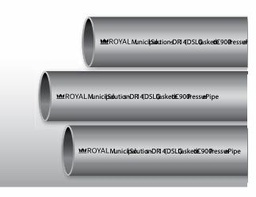 [7670702] 8"x20' PVC DR25 CIOD PIPE GSKT BLUE BRUTE