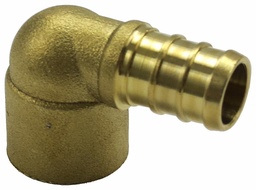 [7895658] 1/2" x 3/4" Brass Pex x Fem Sweat 90 Elbow NL