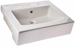 [7080535] Boxe Widespread Semi-Countertop Bathroom Sink