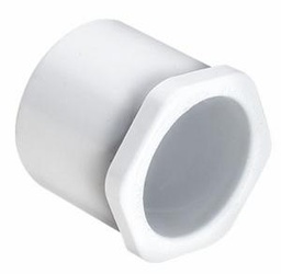 [7641843] 6X4 PVC RED BUSH SPIGOTXSOC SCH40