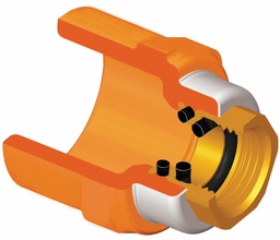 [3270534] 1" x 1/2" SxFPT TorqueSafe Sprinkler Head Adapter FlameGuard