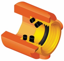 [3270596] 1" x 1/2" Spg x FPT TorqueSafe Bushing FlameGuard