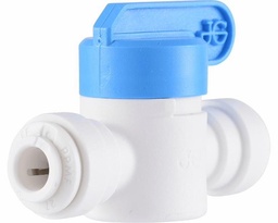 [7030540] Polypropylene Shut-Off Valve, 1/4, Single Packed