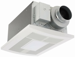 [5040822] WhisperWarm DC 50-80-110 CFM Bathroom Fan with Heater & LED Light