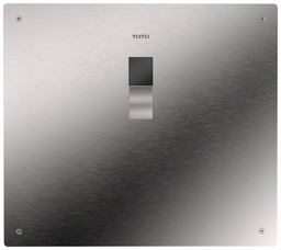 [1060050] ECOPOWER Touchless 1.28 GPF Toilet Flushometer Valve with 14 x 12 Cover Plate and Vacuum Breaker Set for Top Spud