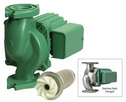 [1481810] 1/8 hp flanged CI circulator c/w check valve