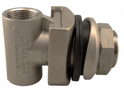 [1533375] 1-1/4 PITLESS ADAPTER STAINLESS STEEL