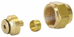 [1801152] 1/2" QS-style Compression Fitting Assembly, R20 thread