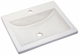 [1301322] Studio 1-Hole Drop-In Bathroom Sink