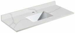 [2545570] Calcutta Quartz Counter Top with Undermount Sink