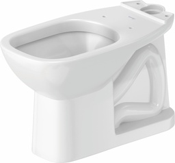 [3400020] D-Code Elongated Toilet Bowl (less seat)