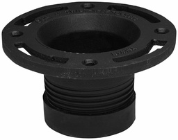 [3551752] 4 IN. CAST IRON TWIST-N-SET FLANGE