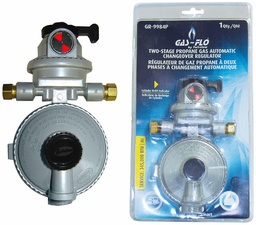 [4071804] 1/4" Inv Flare x 3/8" FPT LPG Auto Changeover Regulator 250psi - 11 WC