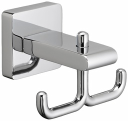 [7009924] Contemporary Square Double Robe Hook