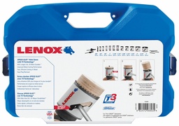 [4493555] Hole Saw Kit, Bi-Metal, Speed Slot, 17-Piece