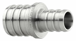 [7901124] SSPEX-C0705 - '3/4" x 1/2" 304SS Crimp PEX Coupling - F1807'