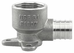 [7901150] SSPEX-DE07 - '3/4"x3/4" FPT 304SS Crimp PEX Female Drop Ear Elbow - F1807'