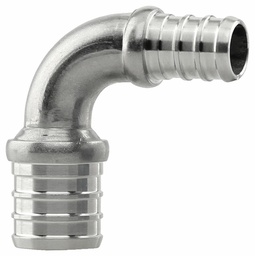 [7901174] SSPEX-E0705 - '3/4" x 1/2" 304SS Crimp PEX Elbow - F1807'