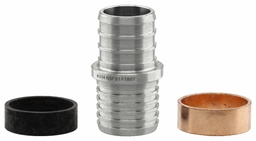 [7901312] SSPEX-PBCK07 - '3/4" 304SS Crimp PEX Transition Coupling Kit - F1807'