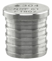 [7901284] SSPEX-P10 - '1" 304SS Crimp PEX Plug - F1807'