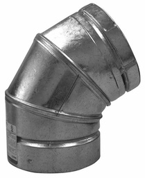 [5610450] 4" Double Wall 45 Degree Elbow 445EL