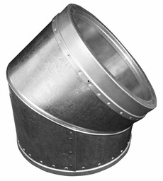 [5612440] 10" Double Wall 45 Degree Elbow