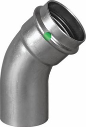 [6521315] 1-1/4 P/P STAINLESS STEEL CXFTG 45° ELBOW
