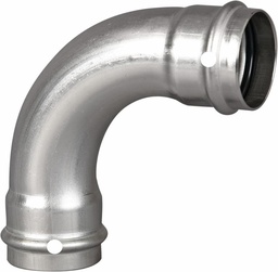 [6571650] 1-1/2 P/P STAINLESS STEEL CXC 90 ELBOW W/FKM